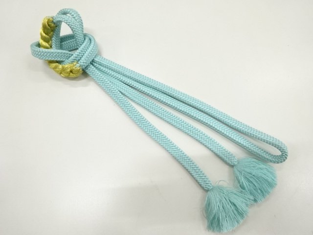 JAPANESE KIMONO / HAND-TIED OBIJIME CORD
